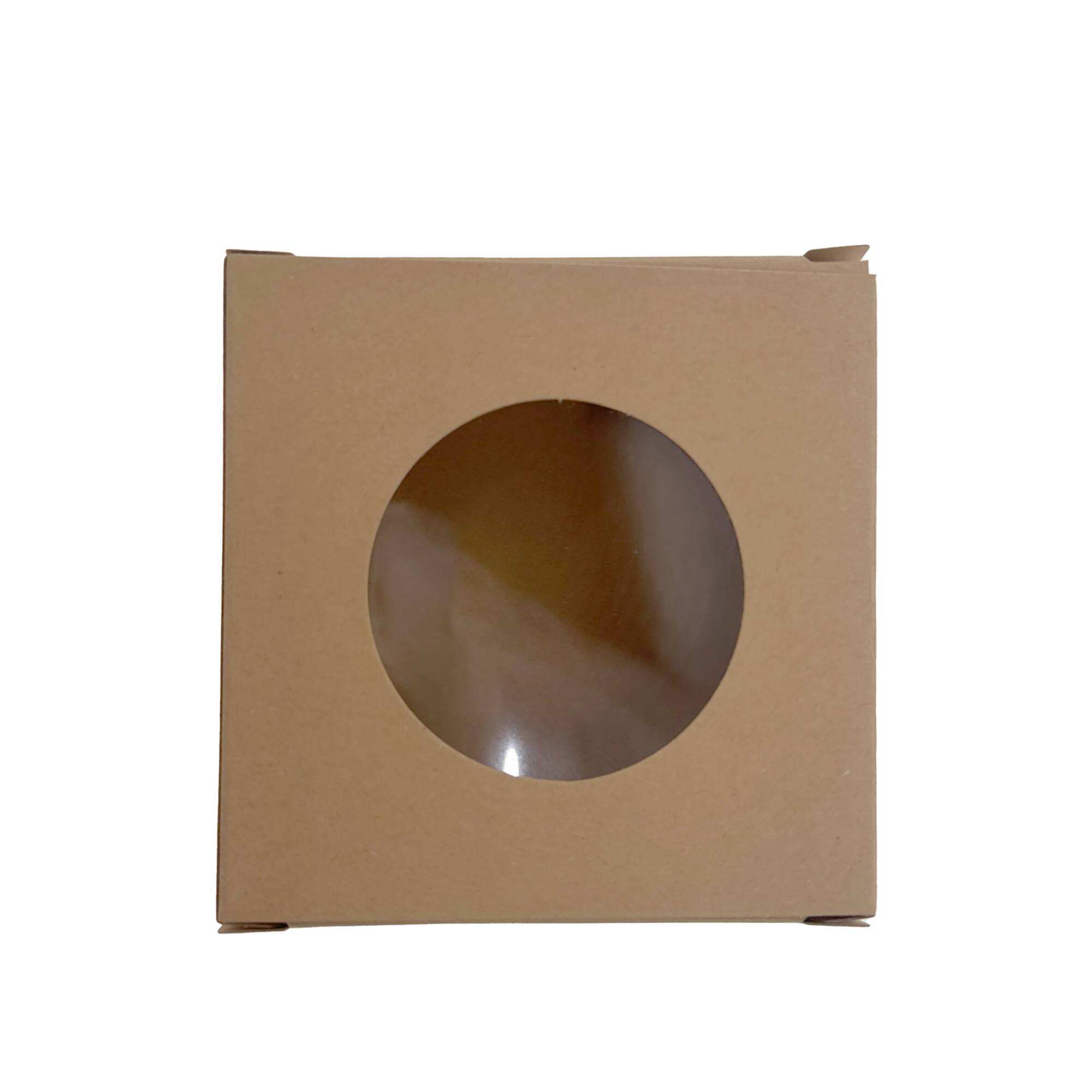 12 Packs: 20 ct. (240 total) 3" x 3" Square Kraft Paper Soap Boxes with Window by Make Market®